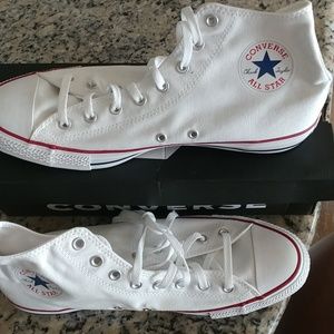 Converse All Stars Hi Optical White Shoes